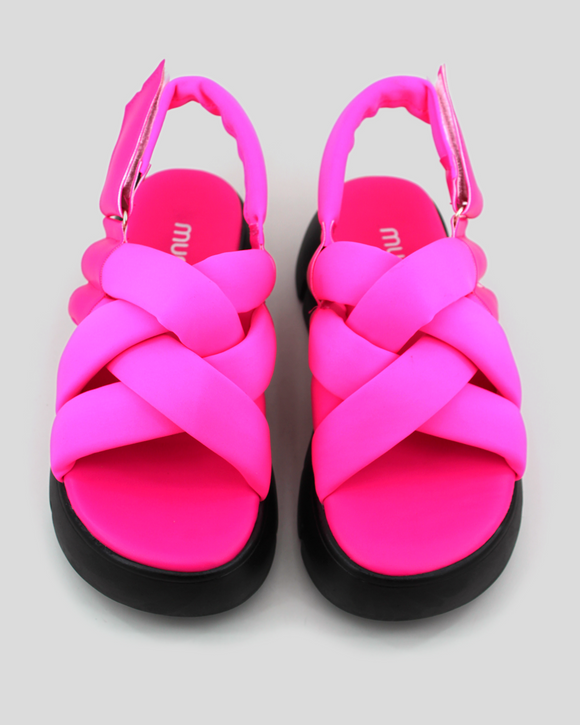 mumka-Calzado-mujer-Sandalias Cross Fucsia
