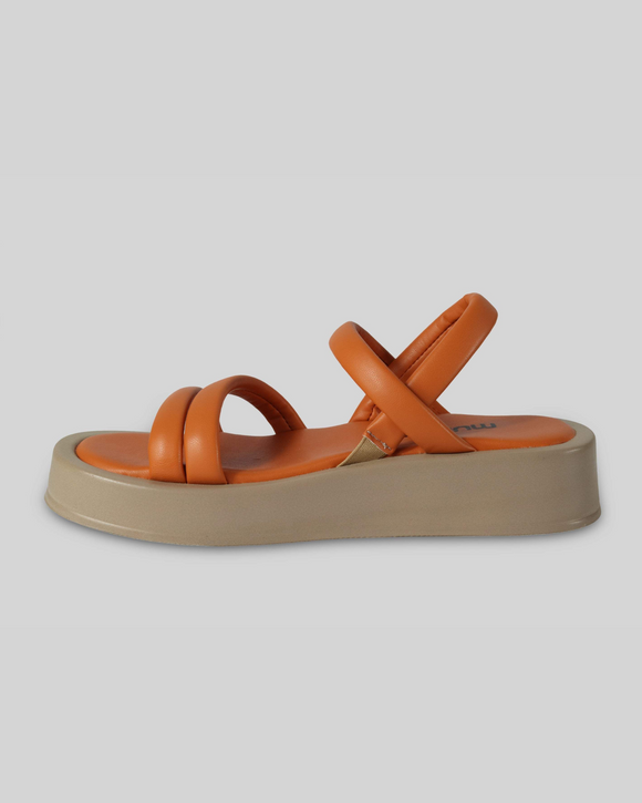 mumka-Calzado-mujer-Sandalias Plataforma Naranja