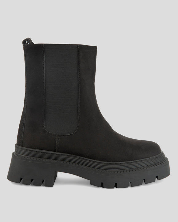 mumka-Calzado-mujer-Botas Chelsea Khaki