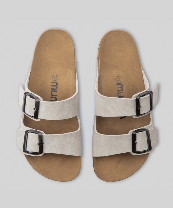 mumka-Calzado-mujer-Sandalias Correa Gris