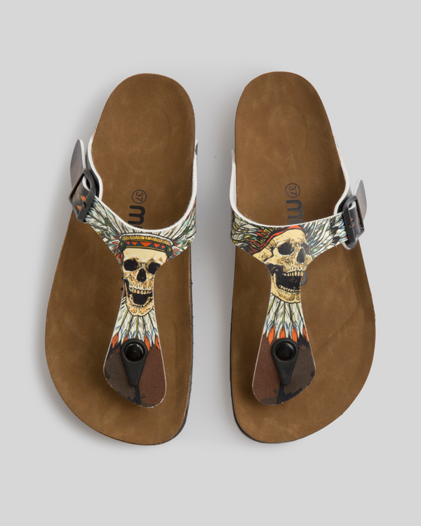 mumka-Calzado-mujer-Sandalias Calavera India