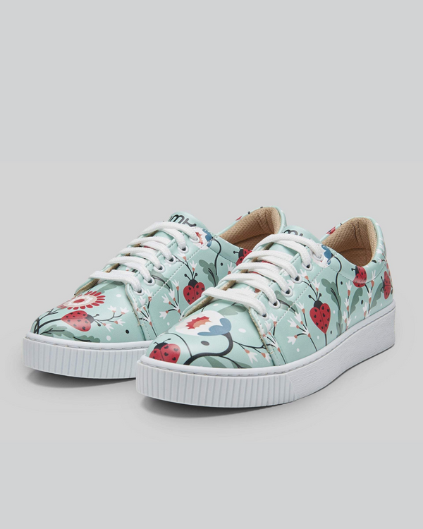 mumka-Calzado-mujer-Zapatillas Mariquitas y Flores