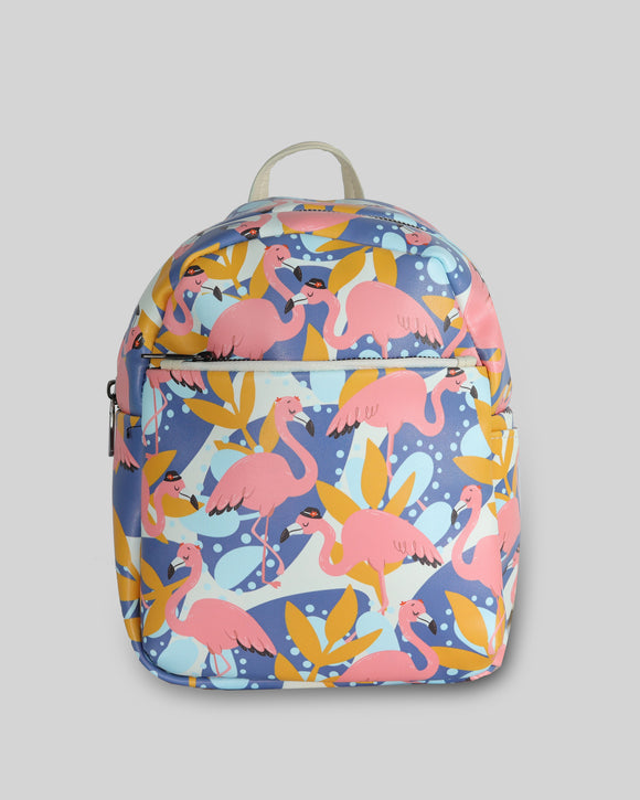 mumka-Bolso-mujer-Mochila Mini Flamencos