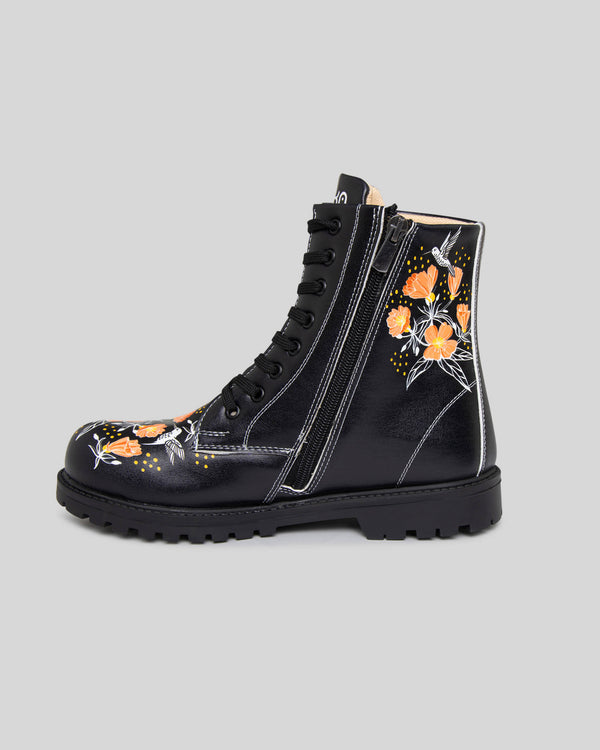 mumka-Calzado-mujer-Botas Flores de Invierno