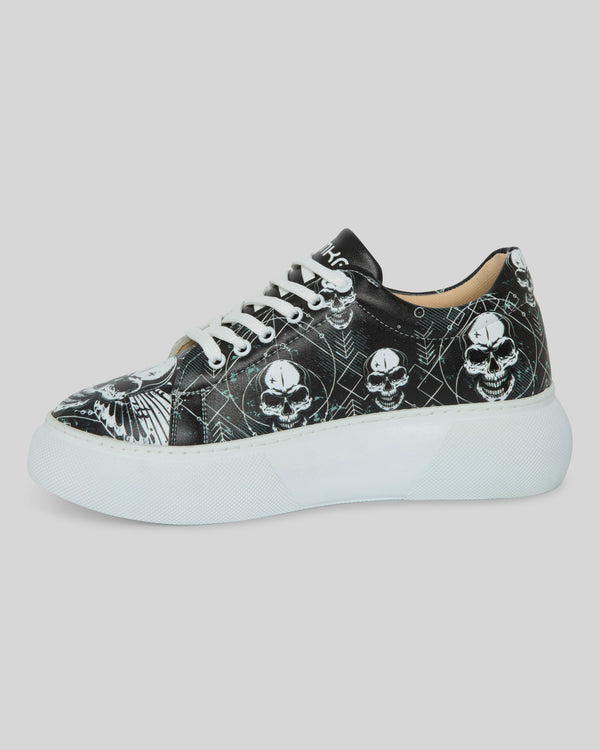 mumka-Calzado-mujer-Zapatillas Calavera con Alas