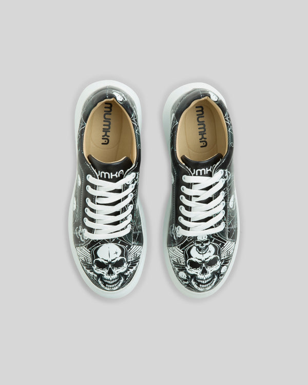 mumka-Calzado-mujer-Zapatillas Calavera con Alas