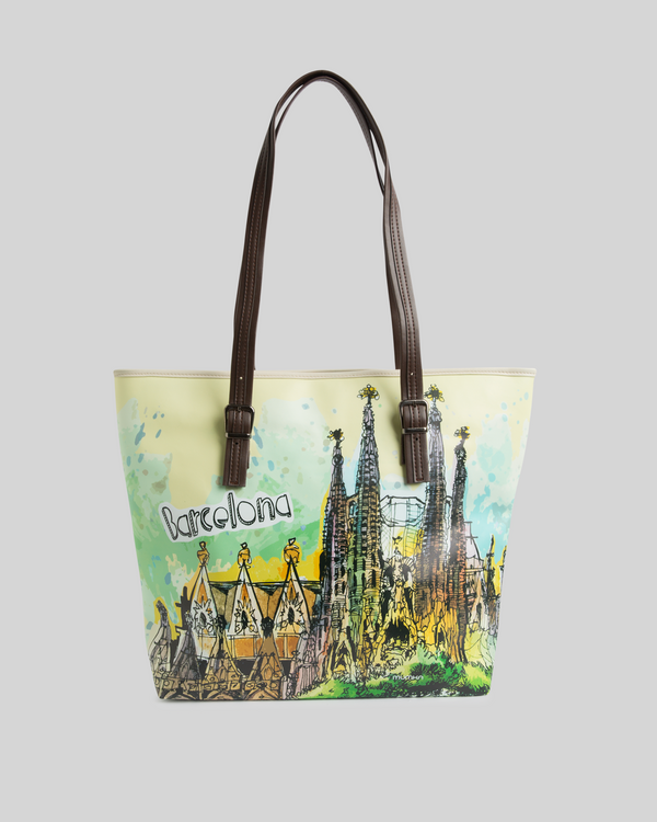 mumka-Bolso-mujer-Bolso Shopper La Barcelona de Gaudi