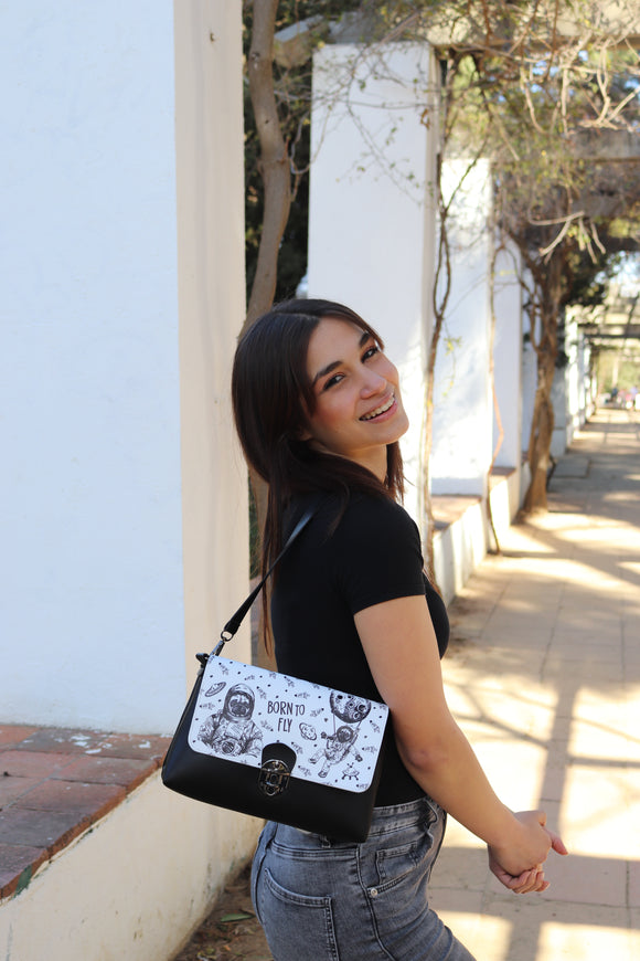 mumka-Bolso-mujer-Bolso Bandolera Cachorro Astronauta