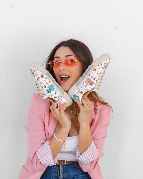 mumka-Calzado-mujer-Zapatillas Cat, Nap, Eat, Repeat