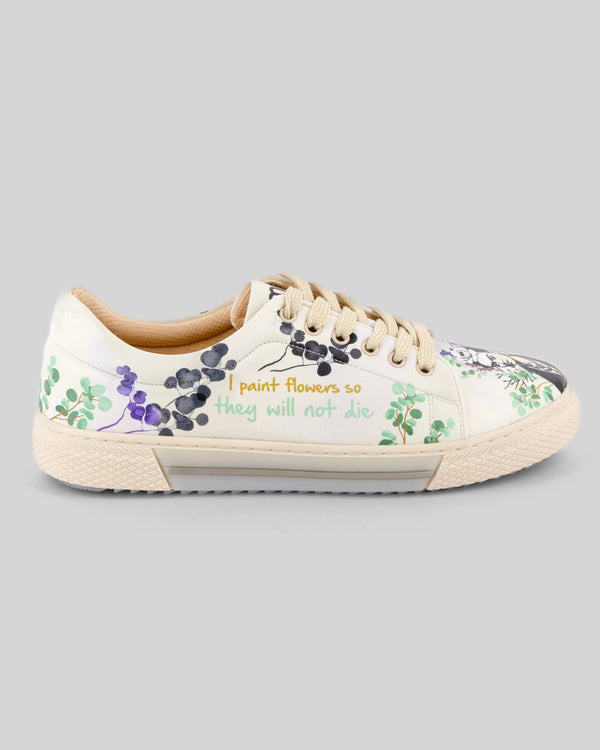 mumka-Calzado-mujer-Zapatillas de Frida Kahlo I Paint Flowers