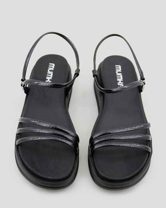 mumka-Calzado-mujer-Sandalias Plataforma Negro